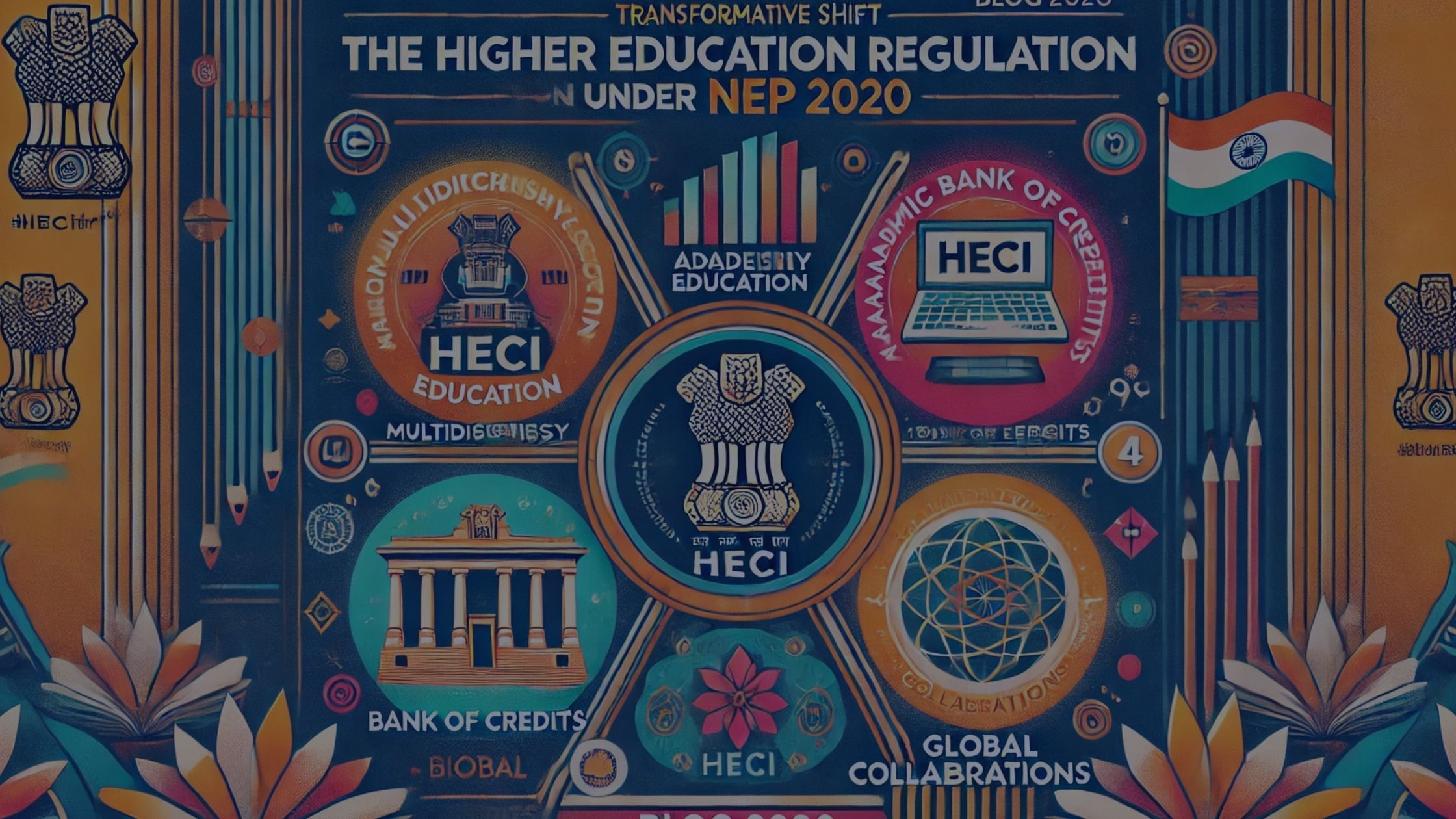 Higher education students in India engaging in multidisciplinary learning under NEP 2020 reforms